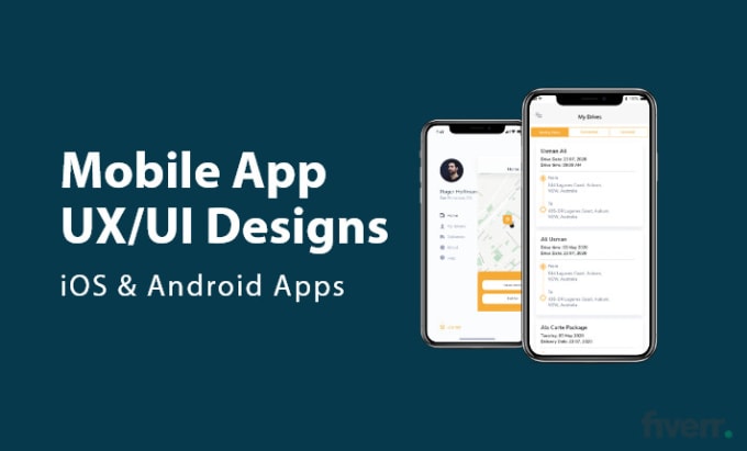 Gig Preview - Do mobile app uxui designs