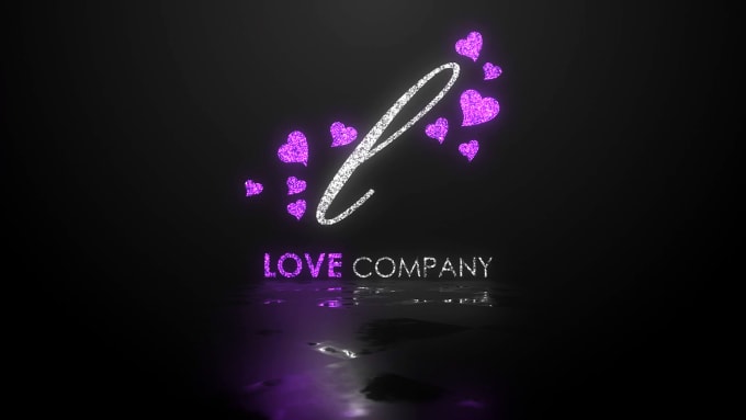 Gig Preview - Luxury diamond glitter logo video intro animation