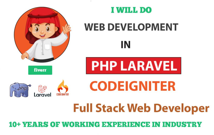 Gig Preview - Develop laravel codeigniter PHP web application