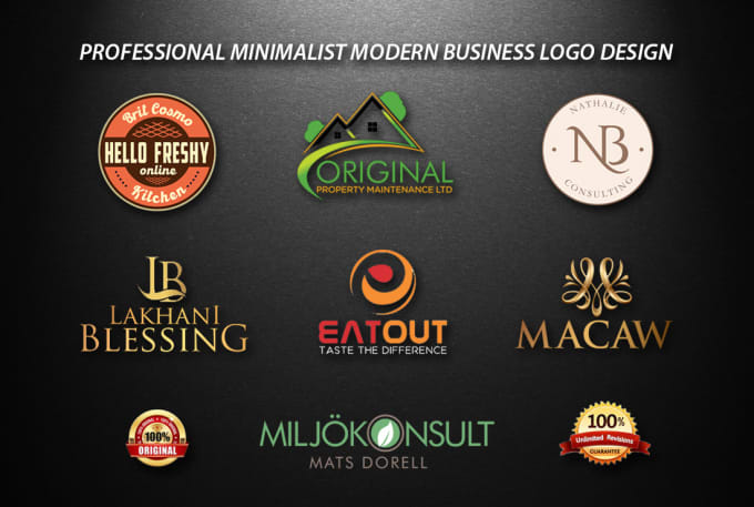 Gig Preview - Do unique modern and minimalist business logo design