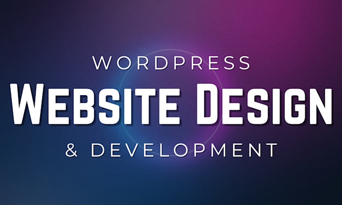 Gig Preview - Design a responsive wordpress website or ecommerce store