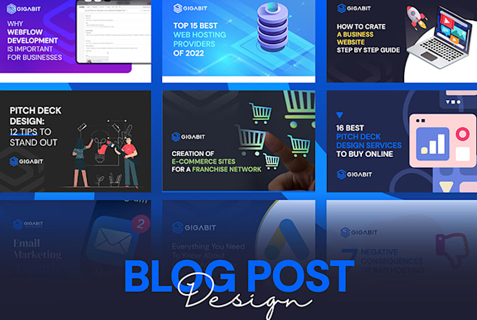 Gig Preview - Design featured images and blog post images for your blog