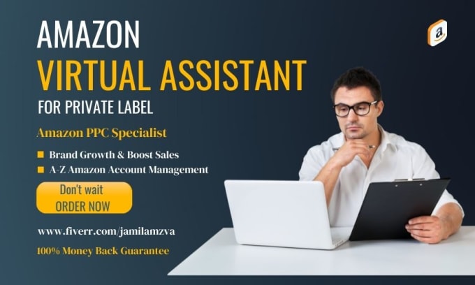 Gig Preview - Be your amazon private label virtual assistant