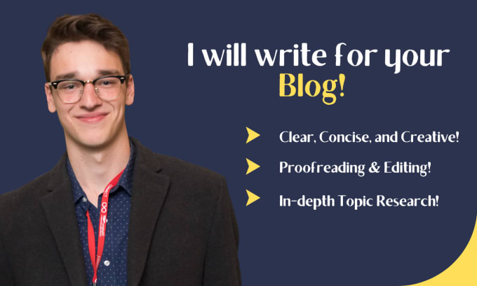 Gig Preview - Write for your blog