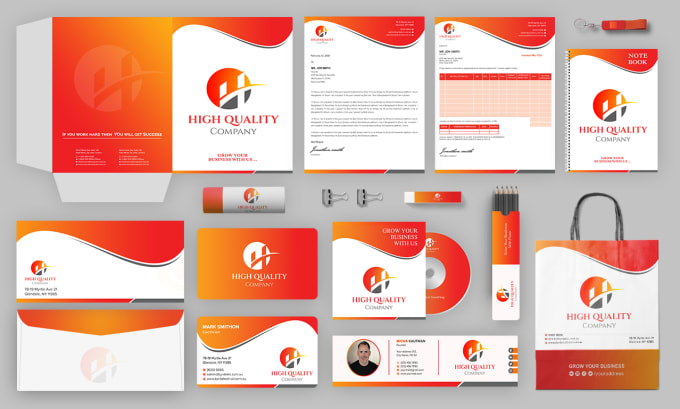 Gig Preview - Design business card, letterhead, stationery, and brand identity