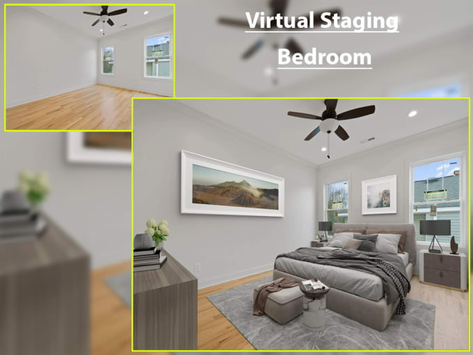 Gig Preview - Do virtual staging, virtual furniture in quick turnaround