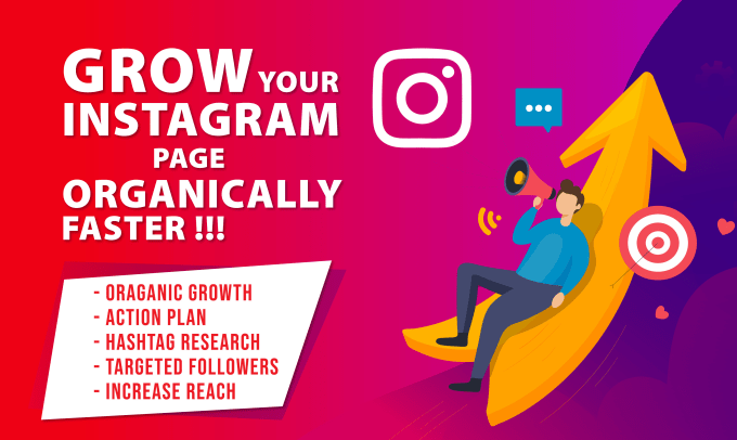 Gig Preview - Professionally manage your instagram with organic growth