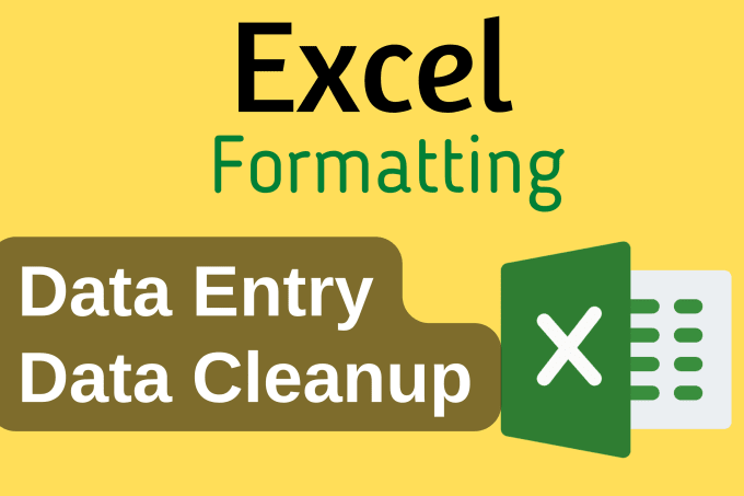 Gig Preview - Do excel data entry, data cleaning