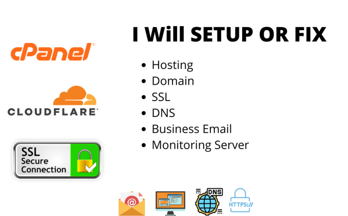 Gig Preview - Setup or fix bug shared hosting, cpanel web hosting