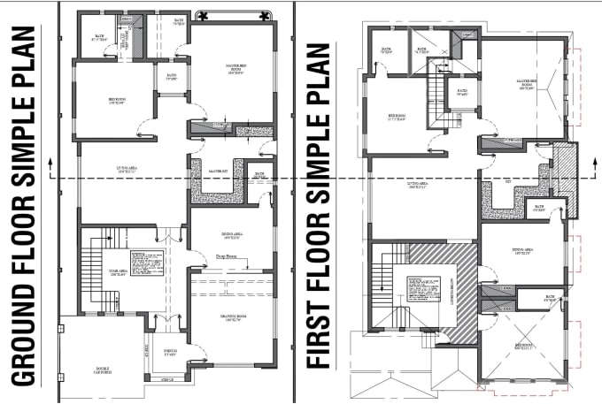 Bestseller - draw 2d house plan, architectural plan, and 2d floor plan