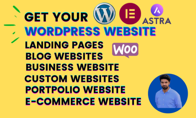 Gig Preview - Urgently create astra pro, elementor pro, wordpress website