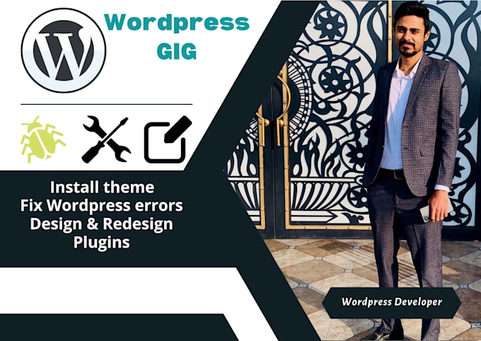 Gig Preview - Develop install or fix wordpress website