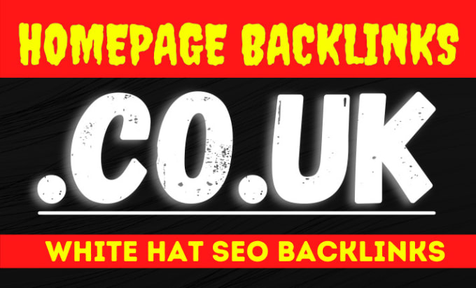 Gig Preview - Co uk homepage backlinks with dofollow permanent links