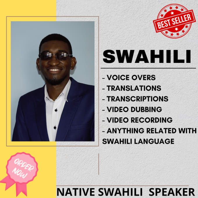 Gig Preview - Do anything related with swahili language