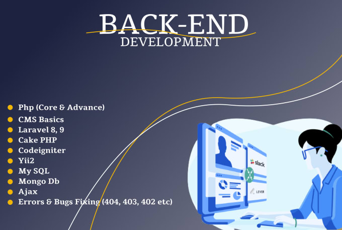 Gig Preview - Do backend development of websites and applications in PHP