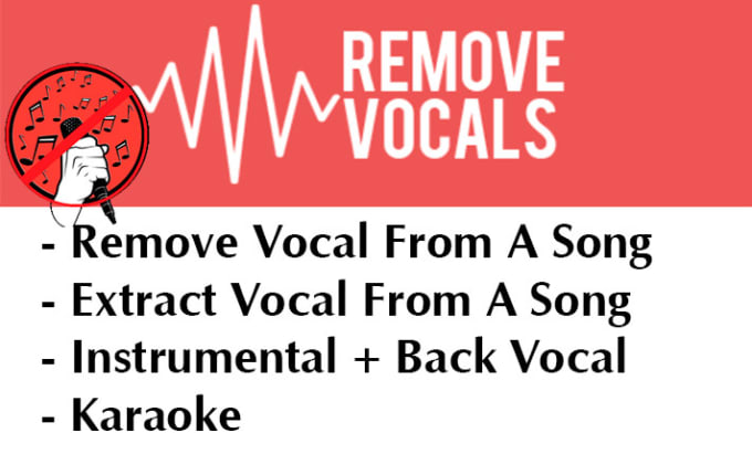 Gig Preview - Remove vocals from your song, perfect for karaoke by gnutik