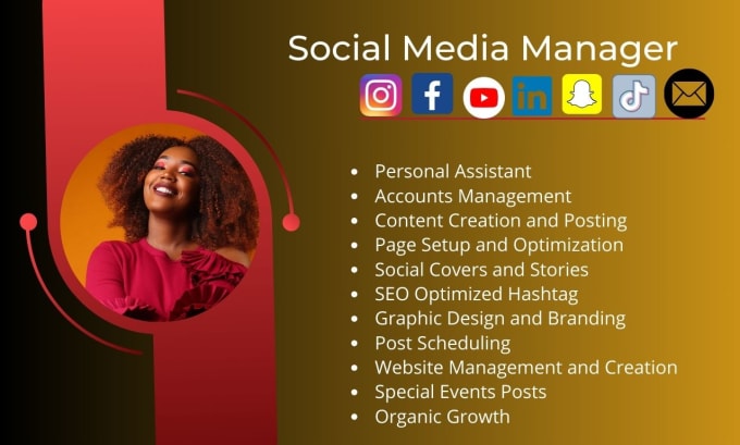 Gig Preview - Be your social media manager