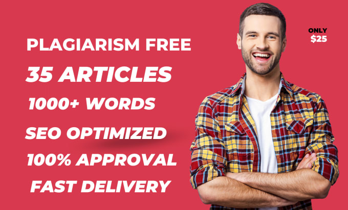 Bestseller - write 35 plagiarism free articles for adsense approval