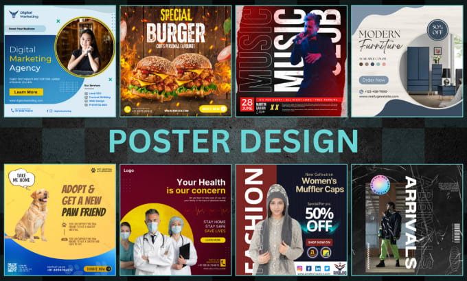 Gig Preview - Design beautiful social media posters, ads, and templates