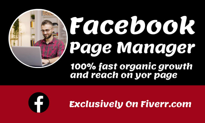 Gig Preview - Be your facebook page manager