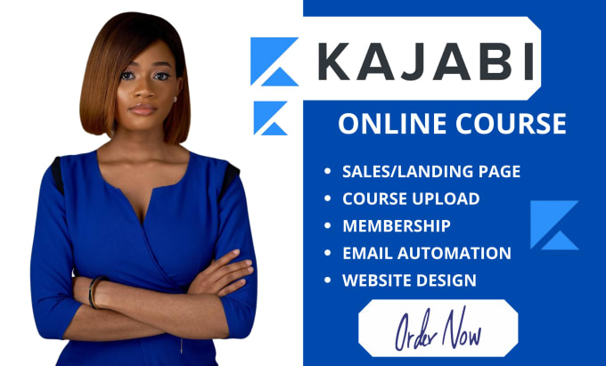 Gig Preview - Kajabi website kajabi online course kajabi landing page kajabi website kajabi