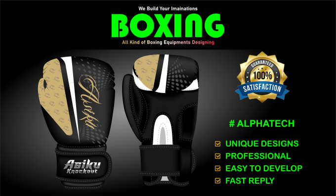 Gig Preview - Do professional boxing gloves and boxing equipment design