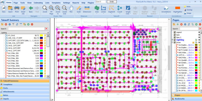 Gig Preview - Do detailed electrical takeoff and cost estimation, mep all