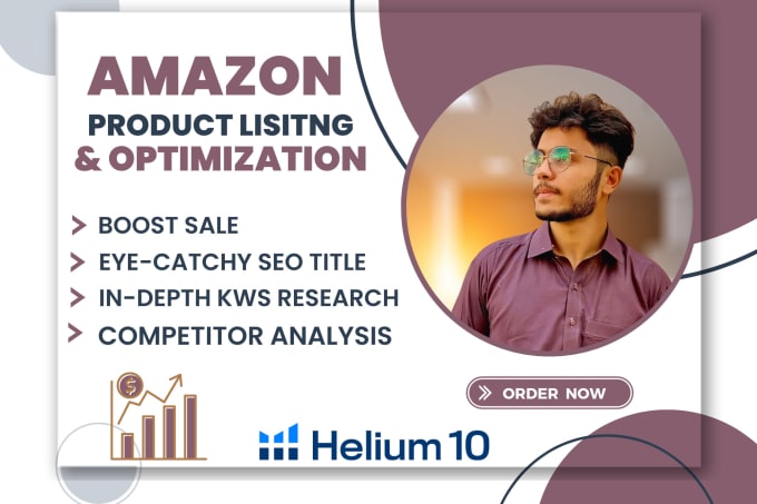 Gig Preview - Write amazon product listing description with SEO amazon listing optimization