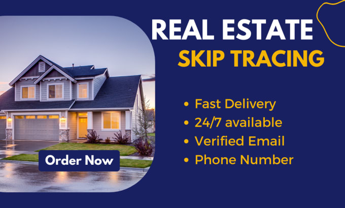 Gig Preview - Do best and accurate skip tracing for real estate, llc skip tracing