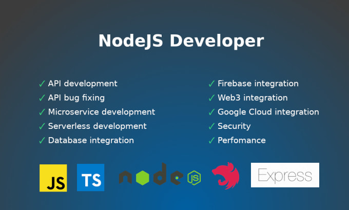 Gig Preview - Develop secure and performant nodejs backend