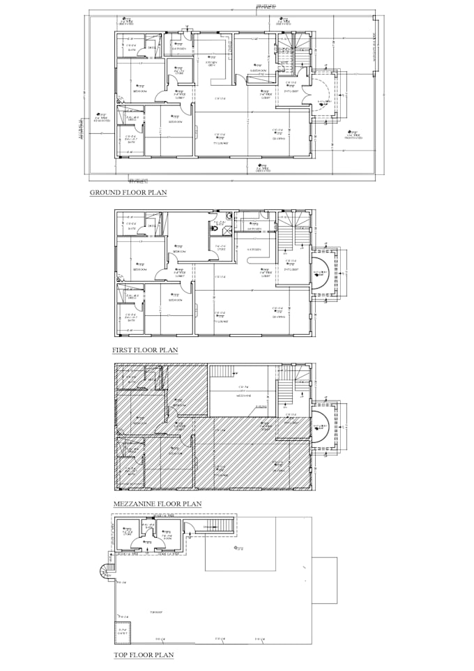 Gig Preview - Design your house plans on autocad