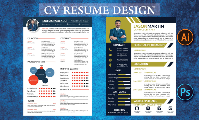 Gig Preview - Do attractive infographic cv resume design, writing, with cover letter