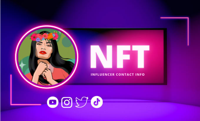 Gig Preview - Find best nft influencer crypto influencer for influencer marketing