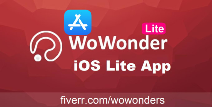 Gig Preview - Make wowonder ios lite app