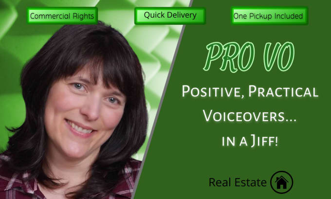 Gig Preview - Record your real estate promotion in a welcoming voice