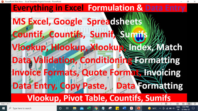 Gig Preview - Automate excel, formulas, vlookup, pivot table, countifs