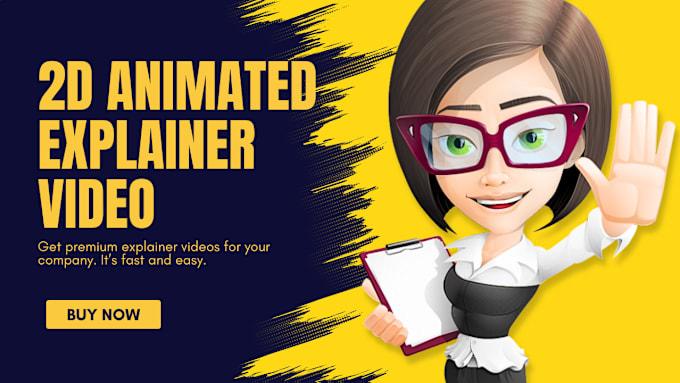 Gig Preview - Create custom 2d animated explainer video for your business