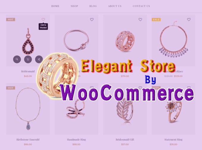 Gig Preview - Build woocommerce webshop for modern, fashion, dropshipping, multivendor market