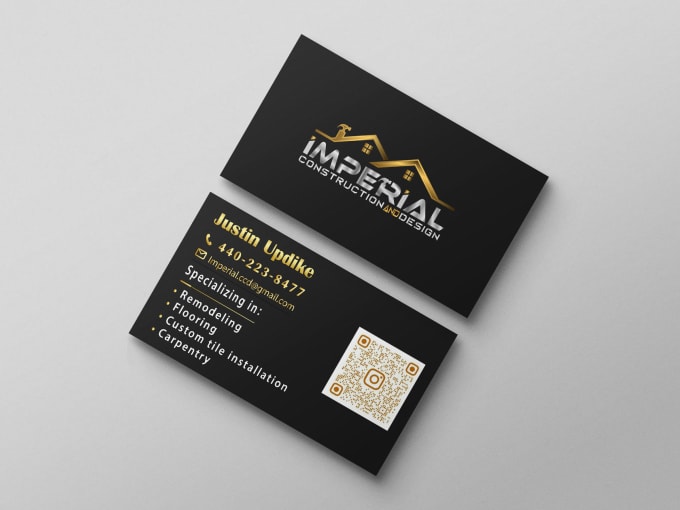 Gig Preview - Design stylish modern futuristic real estate business card