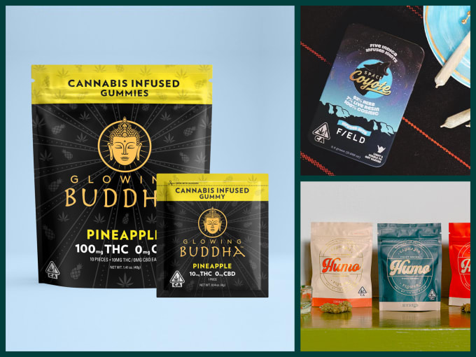 Gig Preview - Design a fresh packing for cannabis gummies, pre rolls and more