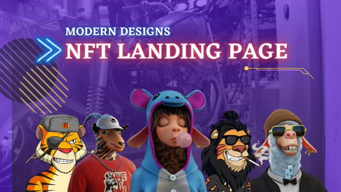 Gig Preview - Create modern nft website or nft animated landing page