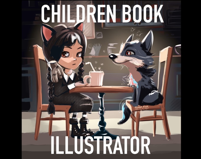 Gig Preview - Do magical children book illustrations and covers