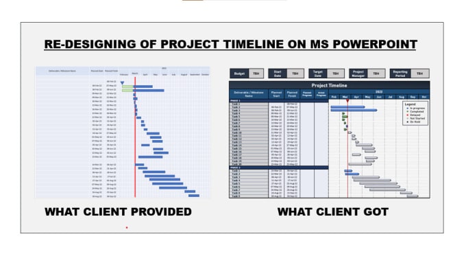 Bestseller - design dynamic excel dashboards, timelines and presentations