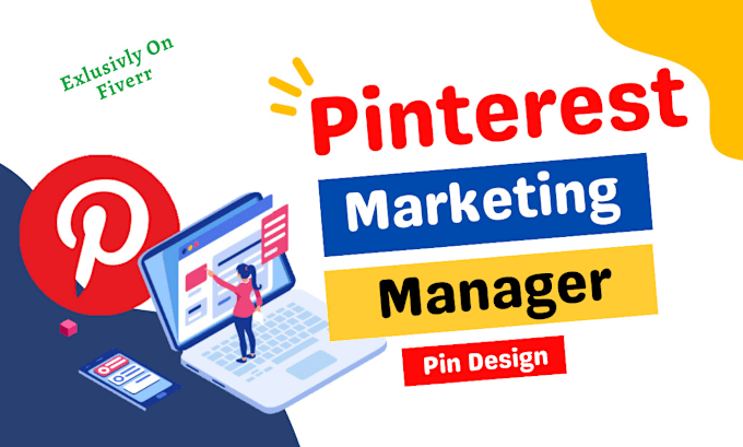 Gig Preview - Be your pinterest marketing manager and design pin as a marketing expert