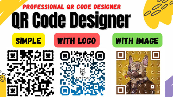 Gig Preview - Create eye catching qr code with logo