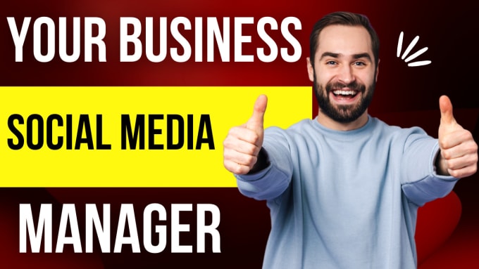 Gig Preview - Be your social media marketing manager for your business