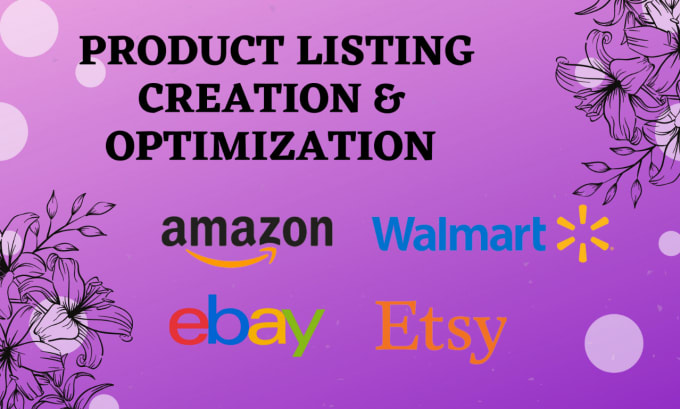 Gig Preview - Create and optimize product listing for amazon and ebay