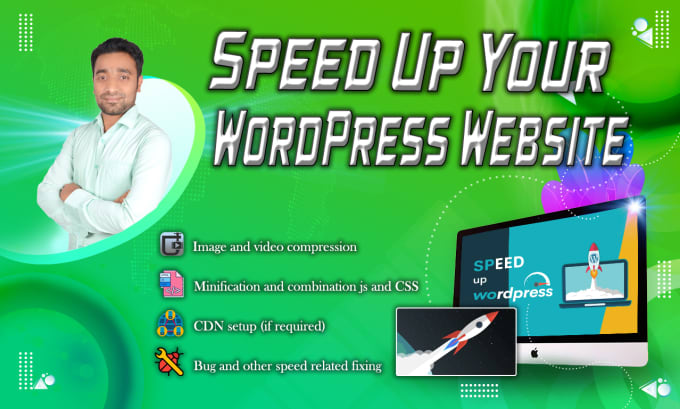 Gig Preview - Do speed optimization to wordpress website speed