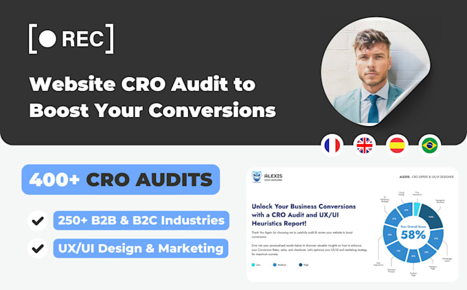 Gig Preview - Provide an expert cro audit of your website to boost conversions