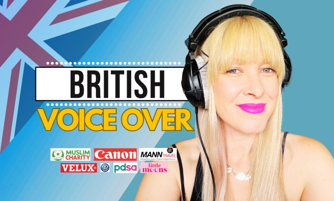 Gig Preview - Record a professional british female voice over in english